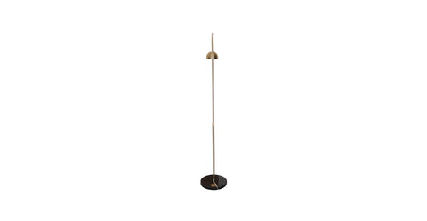 Arco Modern 76" Arched Floor Lamp: Black Marble Base & Metal Dome Shade