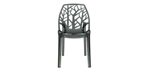 Cornelia Modern Dining Chair ABS Plastic Side Chair, Set of 4