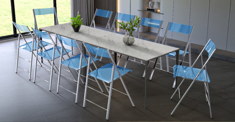 Menno Modern Acrylic Folding Chair