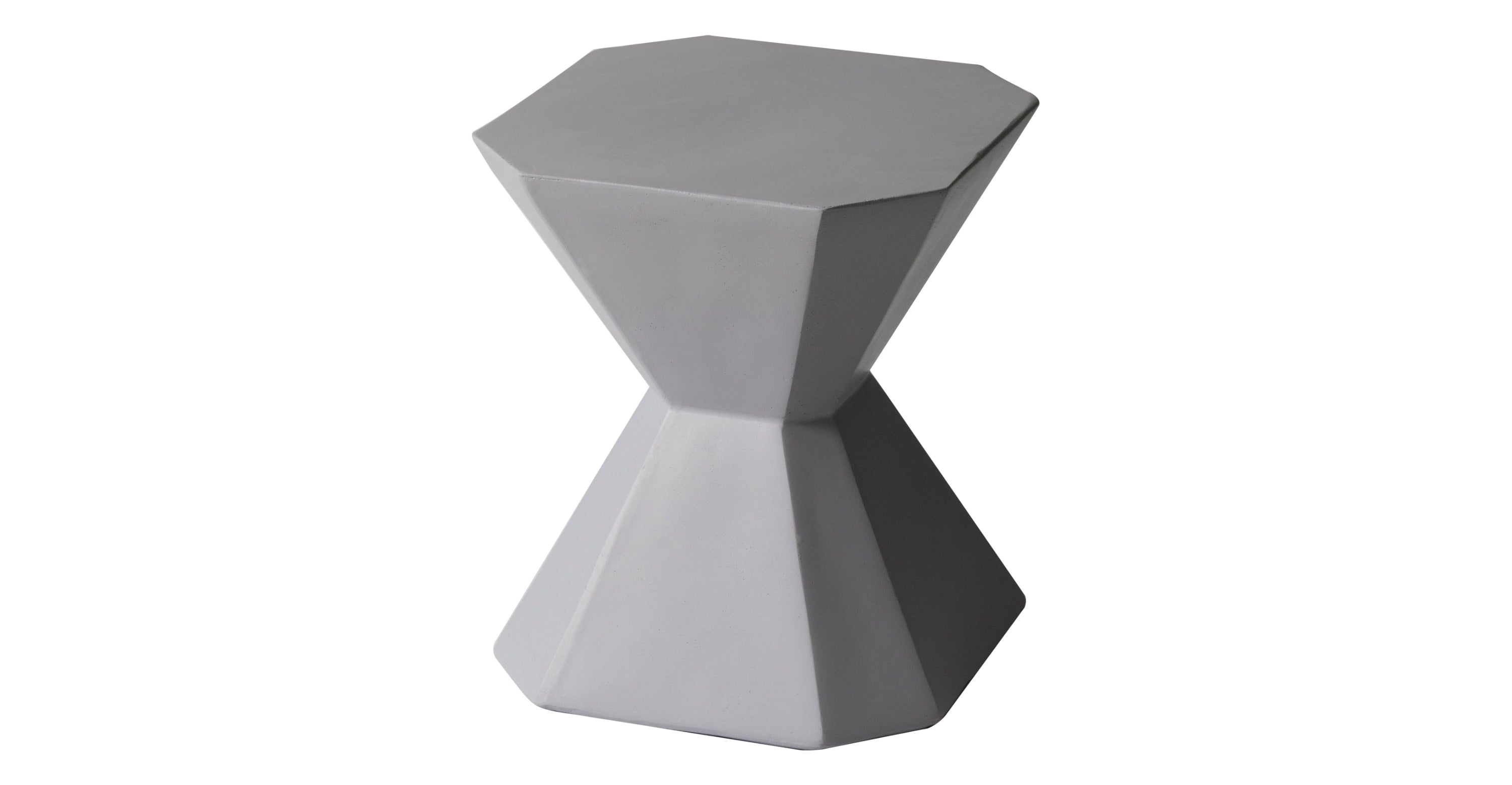 Azure Side Table Round Fiberstone Accent Table