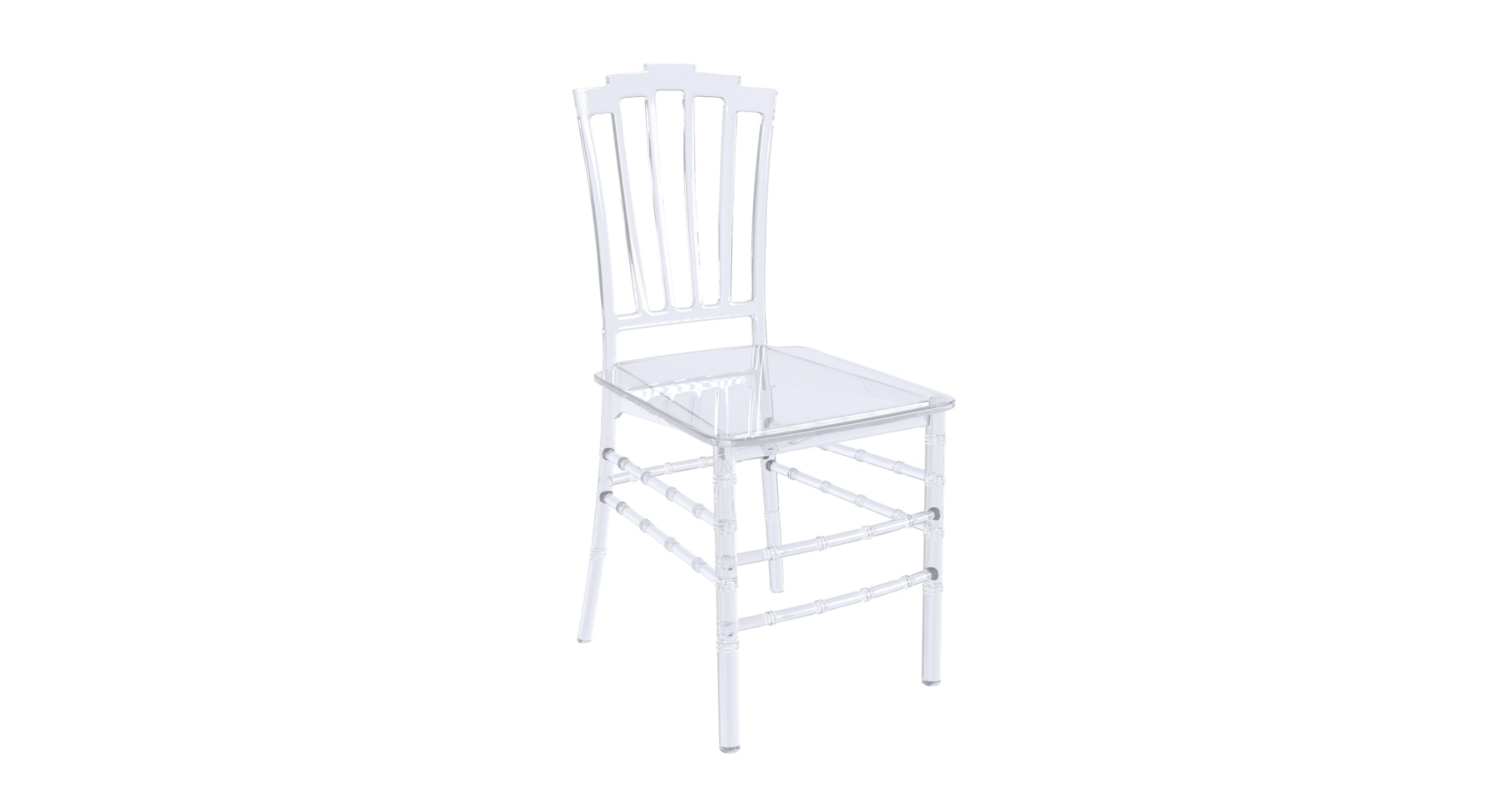 Synth Dining Chair Polycarbonate Side Chair with Windsor Back Design