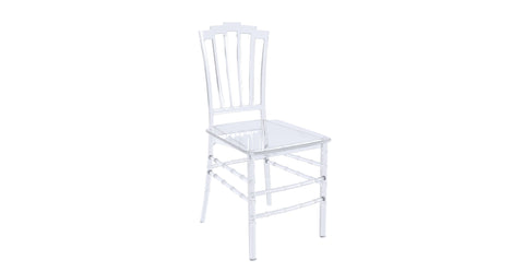 Synth Dining Chair Polycarbonate Side Chair with Windsor Back Design