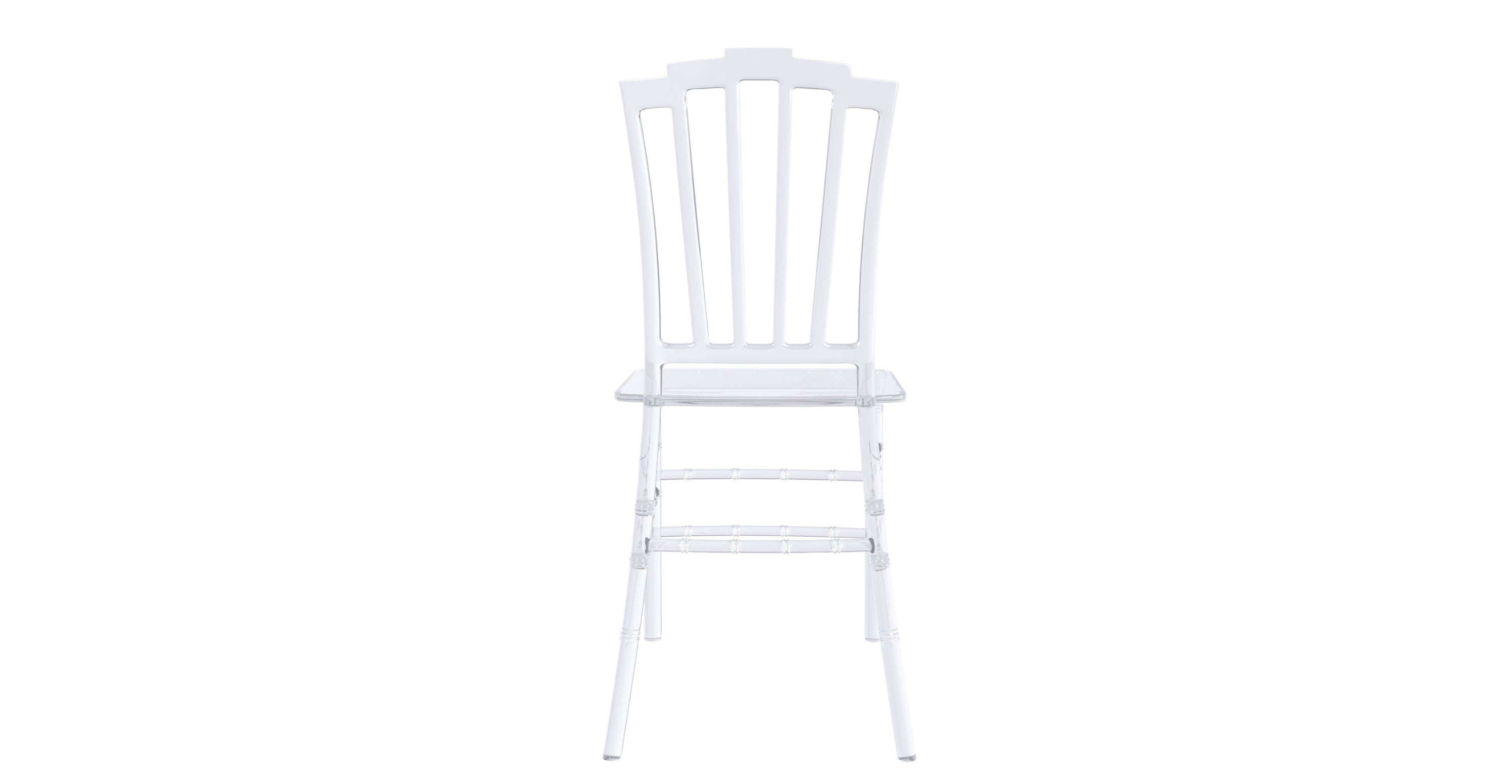 Synth Dining Chair Polycarbonate Side Chair with Windsor Back Design