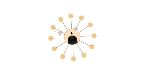 Concordia Modern Design Round Balls Silent Non-Ticking Wall Clock