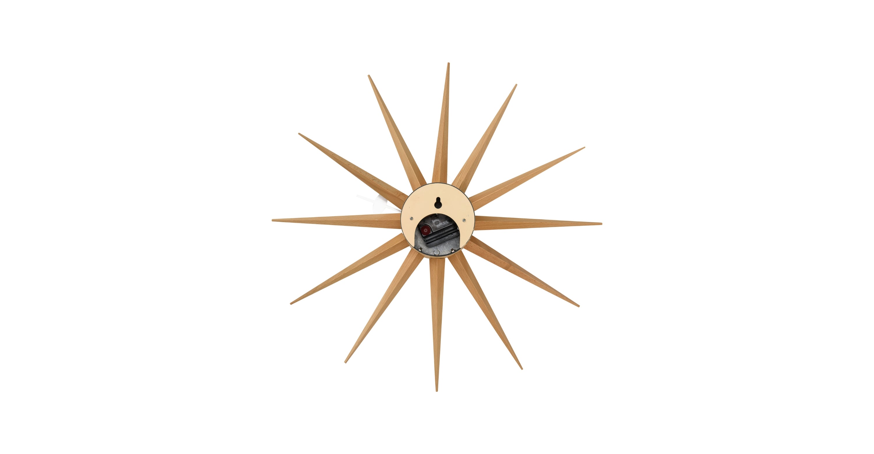 Maxi Modern Design Metal Star Silent Non-Ticking Wall Clock