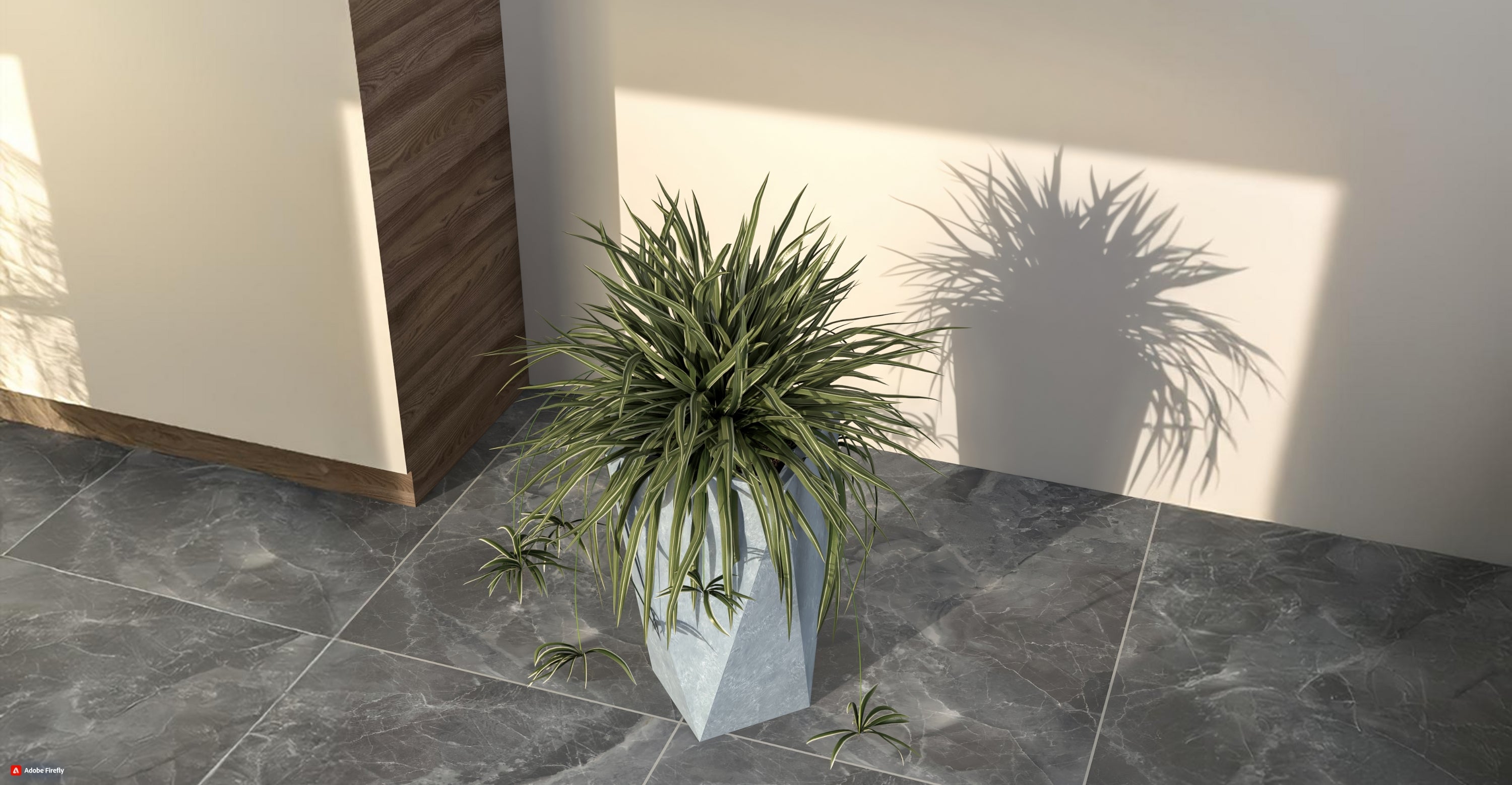 Aloe Tapered Square Fiberstone And MGO Clay Planter For Indoor And Outdoor