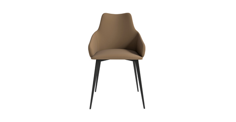 Sonnet Dining Chair Ergonomic Design with Upholstered Seating and Sturdy Iron Legs