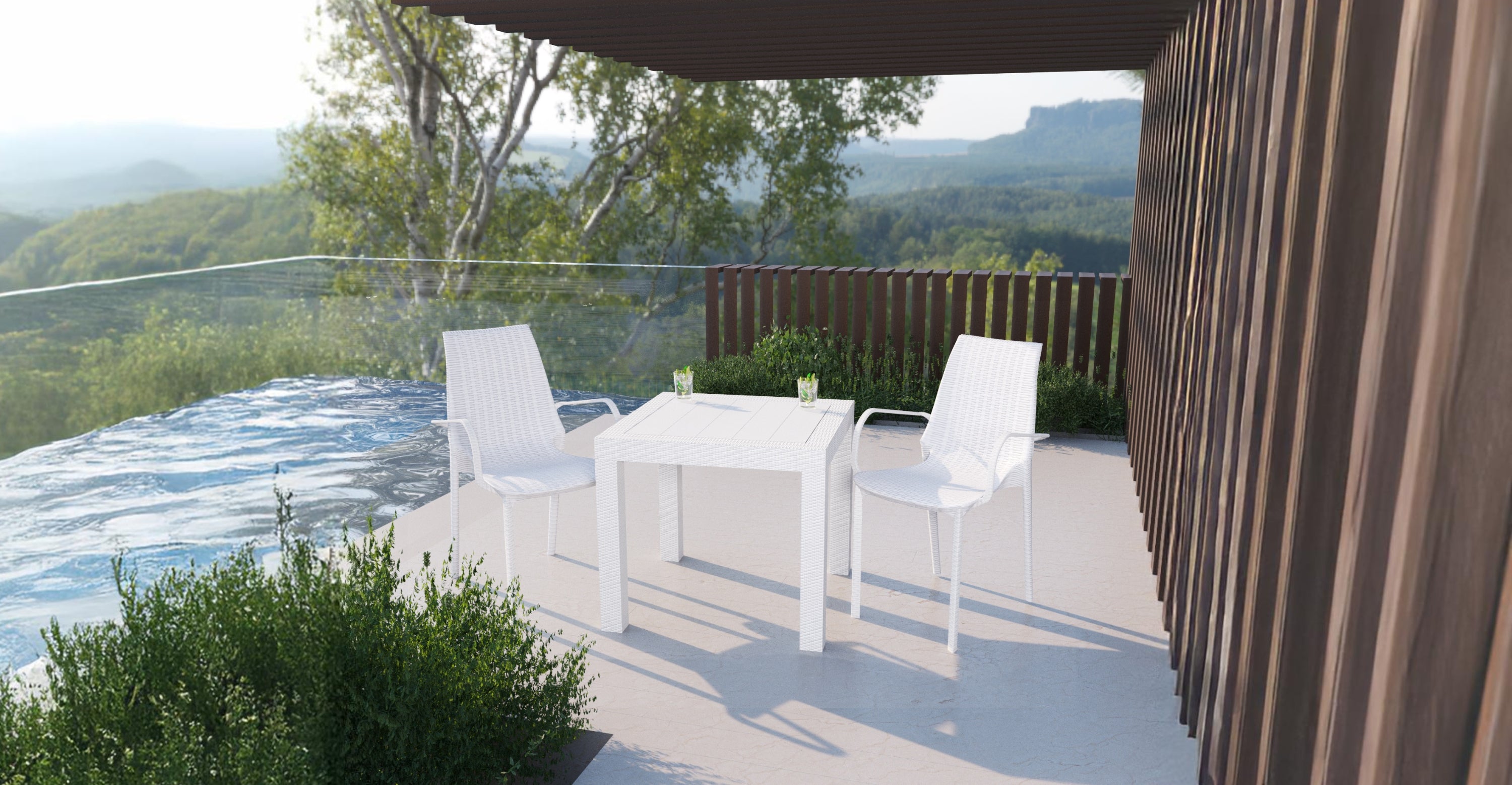 Kent Outdoor Dining Arm Chair