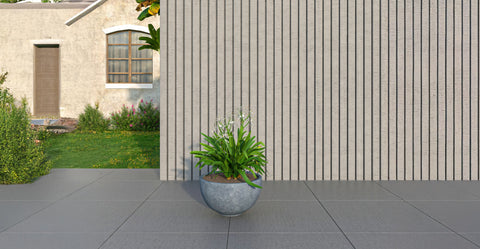 Iris Modern Round Planter Pot in Fiberstone and Clay Weather Resistant Design