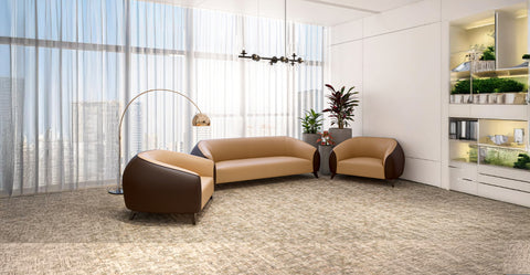 Opula 3-Piece Leather Sofa Set with Solid Wood Frame and Stainless Steel Legs