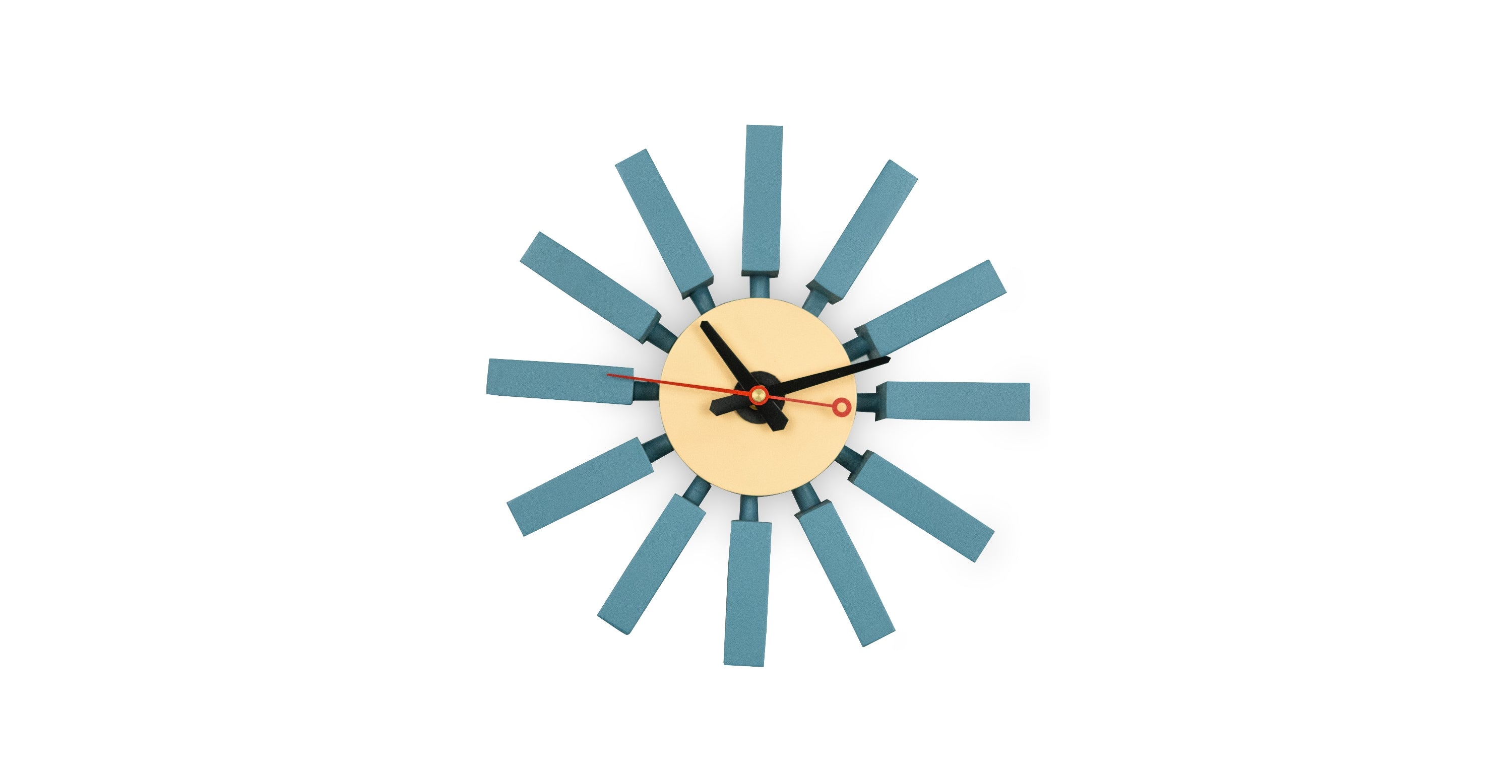 Vdara Modern Design Block Silent Non-Ticking Wall Clock