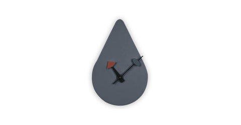 Manchester Modern Tear-Drop Silent Non-Ticking Wall Clock