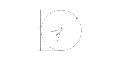 Manchester Modern Round Silent Non-Ticking Wall Clock