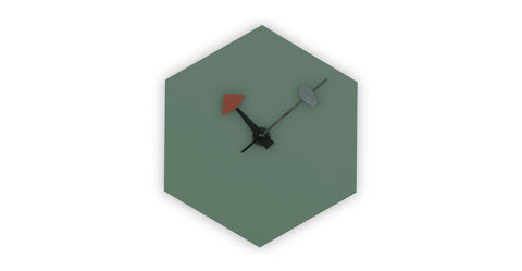 Manchester Modern hexagon Silent Non-Ticking Wall Clock