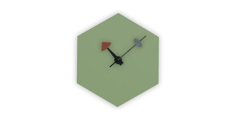 Manchester Modern hexagon Silent Non-Ticking Wall Clock