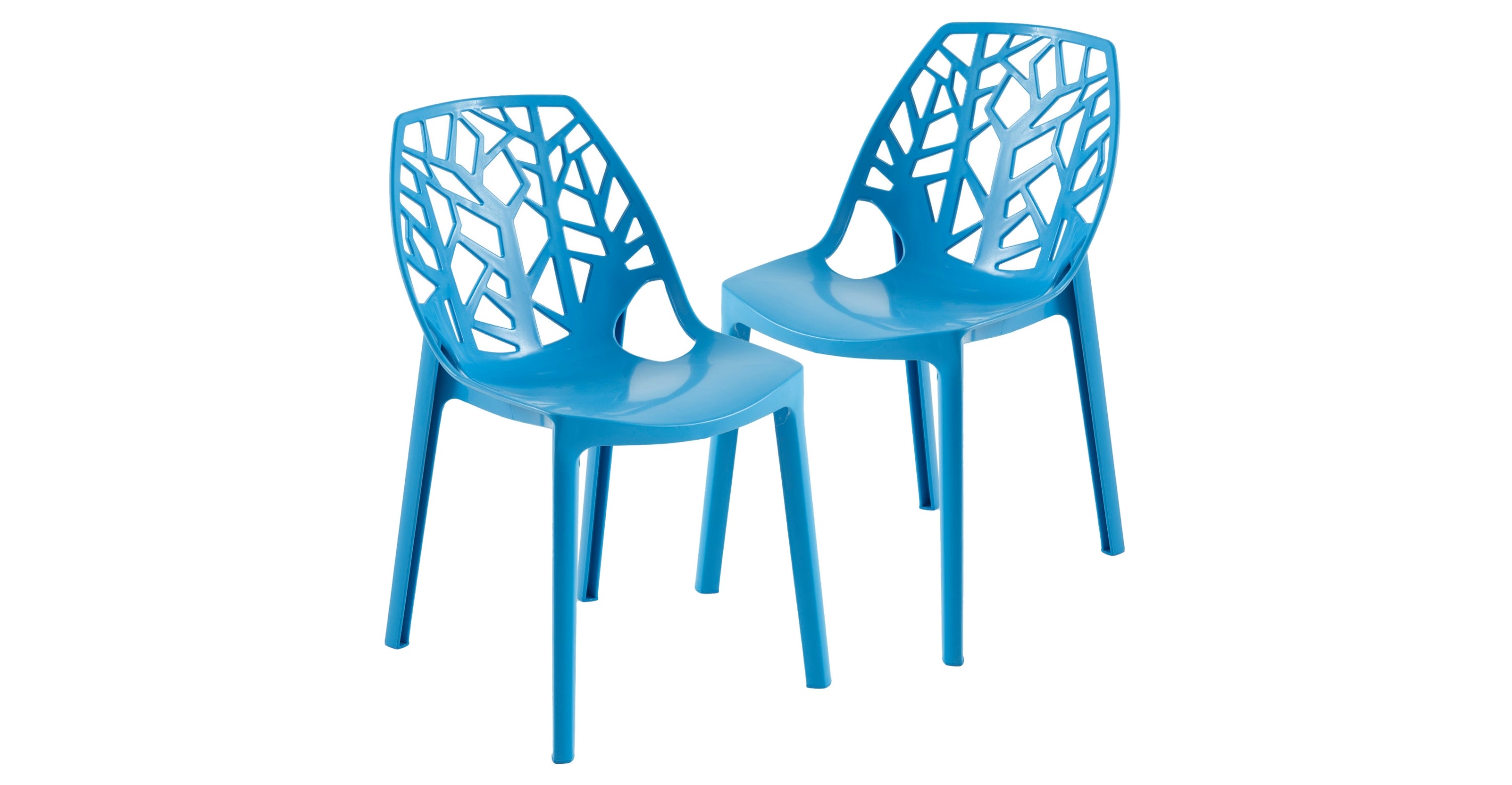 Cornelia Modern Dining Chair ABS Plastic Side Chair, Set of 4