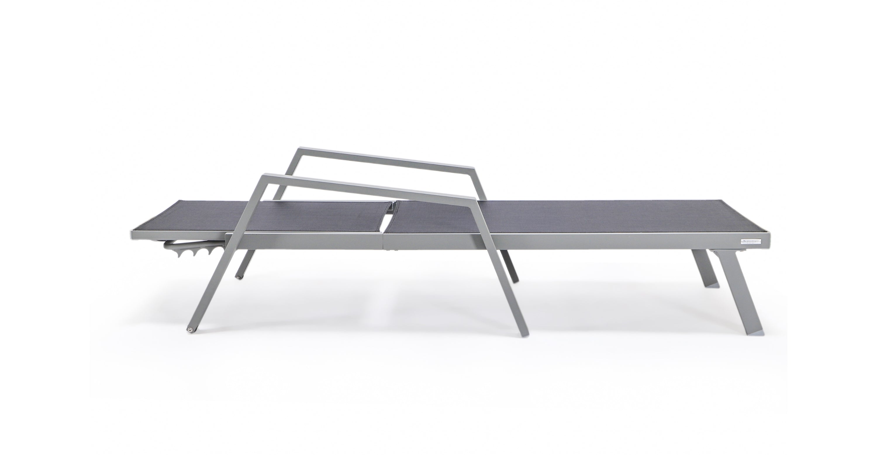 Marlin Aluminum Outdoor Chaise Lounge Chair with Sling Fabric Seat