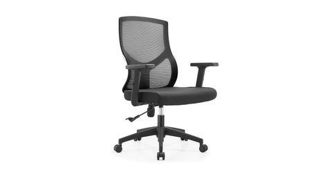 Glen Cotton Mid-Back Adjustable  Office Conference Chair