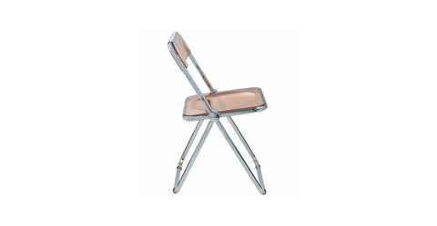 Lawrence Acrylic Folding Chair With Metal Frame