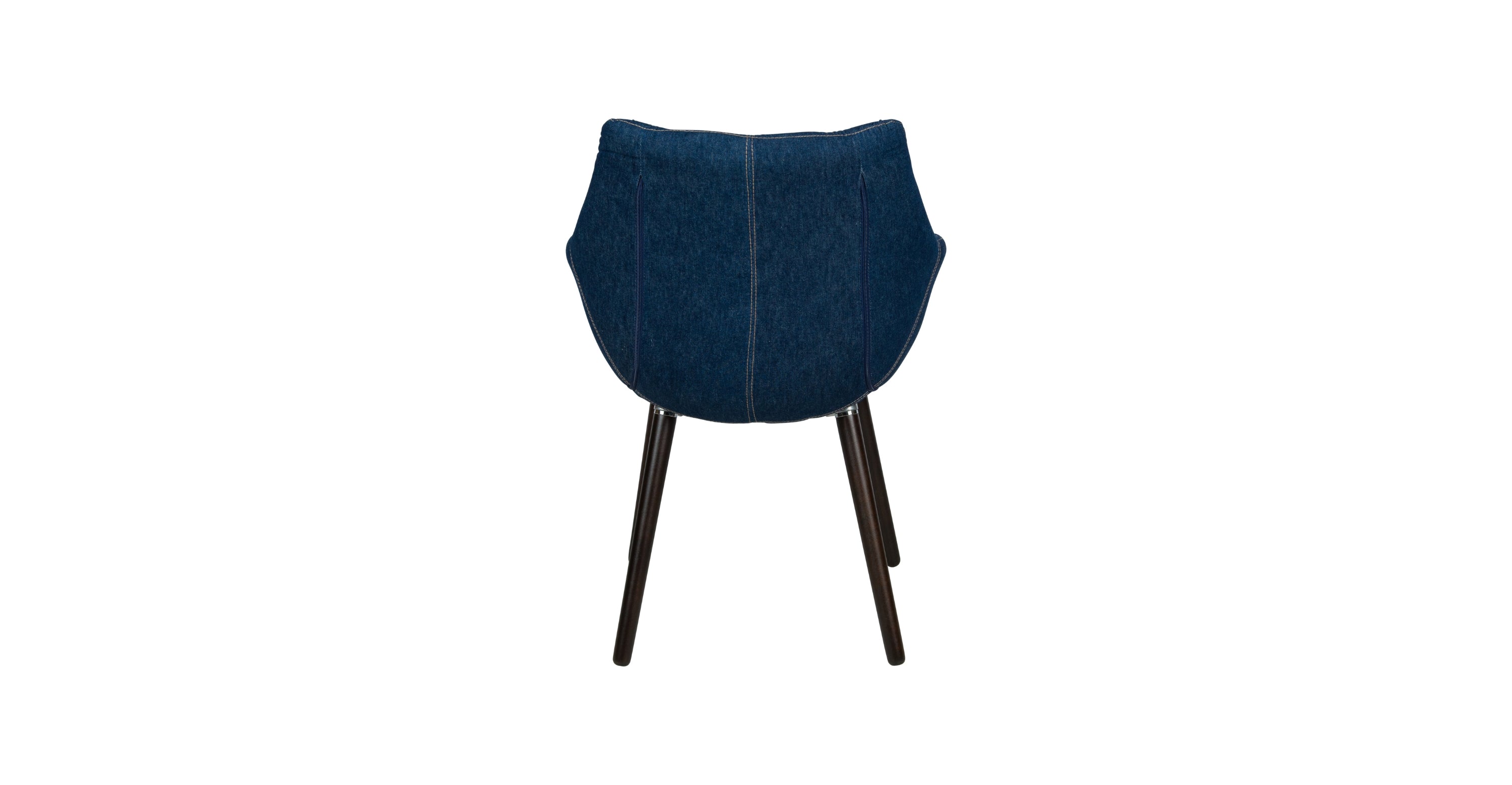 Milburn Modern Tufted Denim Lounge Accent Armchair