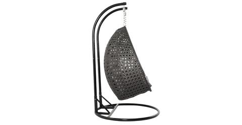 Wicker Hanging 2 person Egg Swing Chair With Outdoor Cover