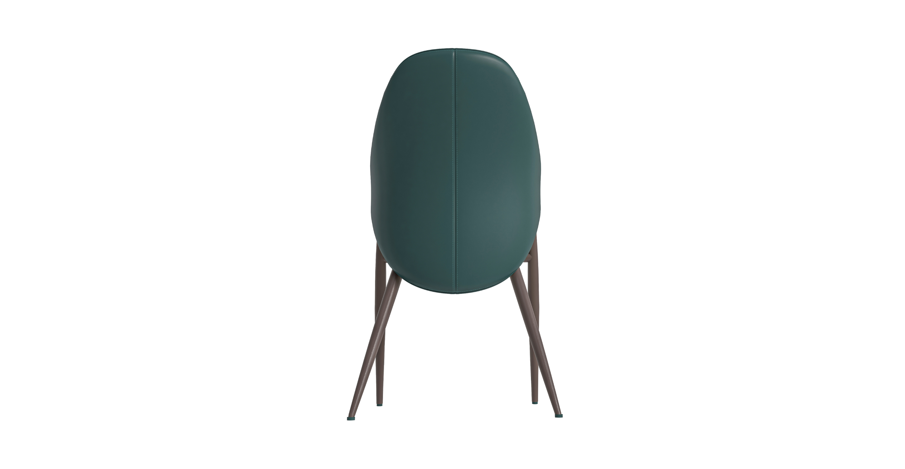 Sante Upholstered PU Leather Dining Chair with Iron Legs