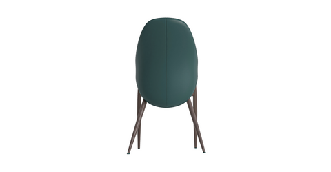 Sante Upholstered PU Leather Dining Chair with Iron Legs