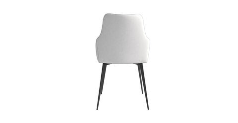 Sonnet Dining Chair Ergonomic Design with Upholstered Seating and Sturdy Iron Legs