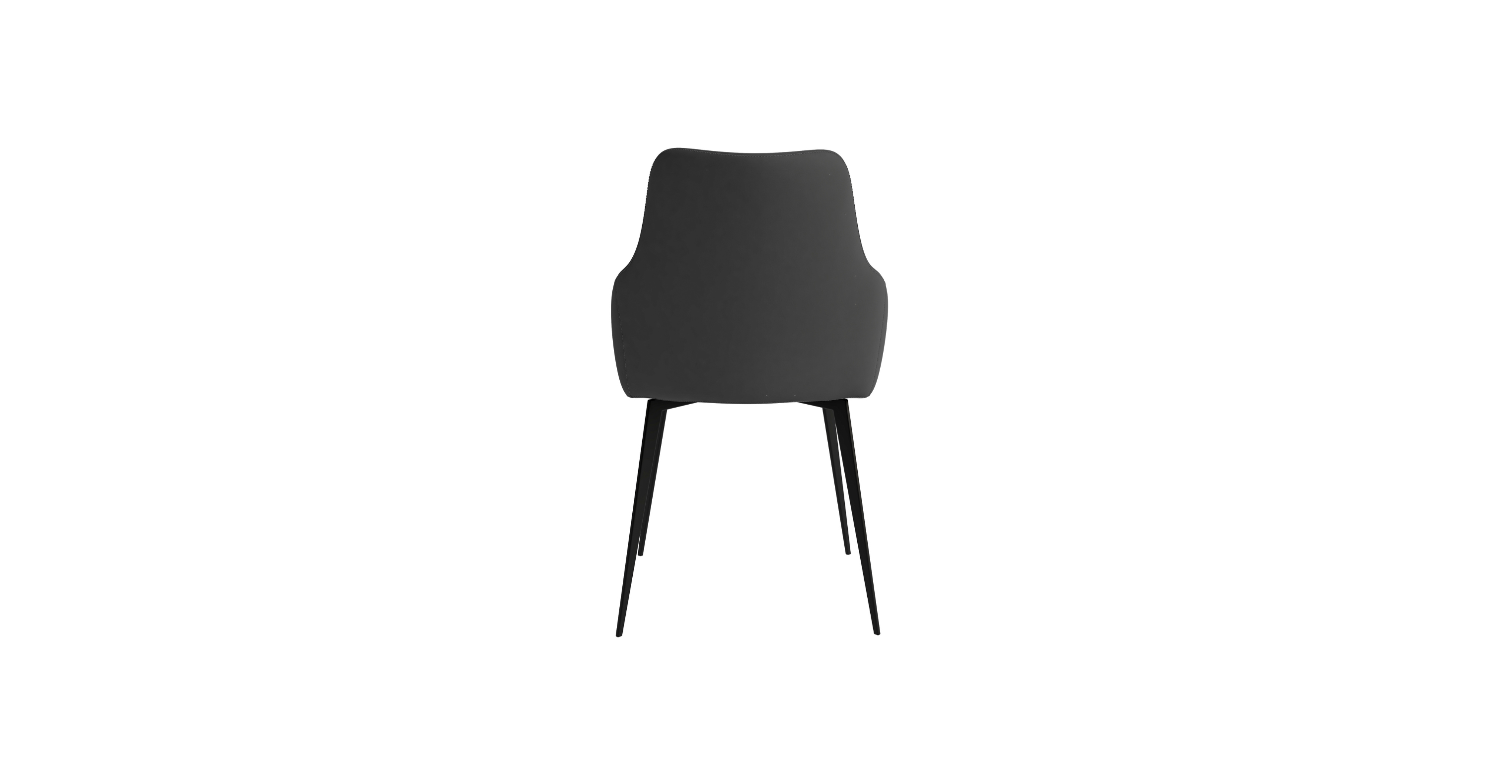 Sonnet Dining Chair Ergonomic Design with Upholstered Seating and Sturdy Iron Legs