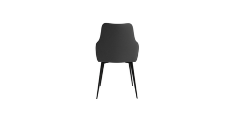 Sonnet Dining Chair Ergonomic Design with Upholstered Seating and Sturdy Iron Legs