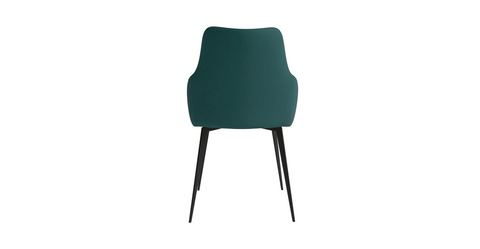 Sonnet Dining Chair Ergonomic Design with Upholstered Seating and Sturdy Iron Legs