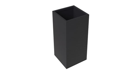 Basalt Fiberstone and MgO Clay Modern Tall Square Planter Pot for Indoor and Outdoor