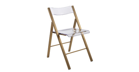 Menno Modern Acrylic Folding Chair