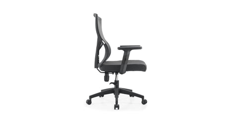 Glen Cotton Mid-Back Adjustable  Office Conference Chair