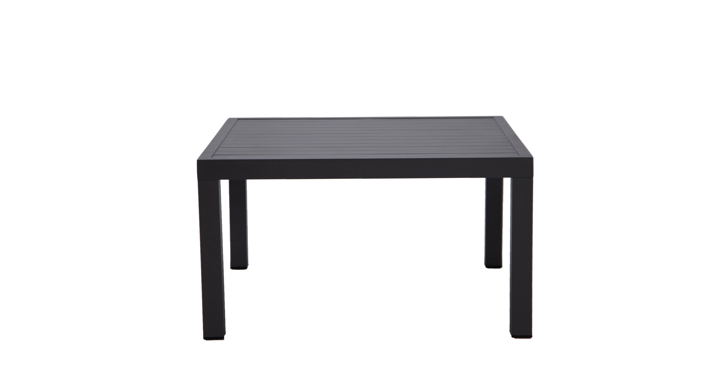 Hamilton Modern Aluminum Outdoor Patio Coffee Table in Black