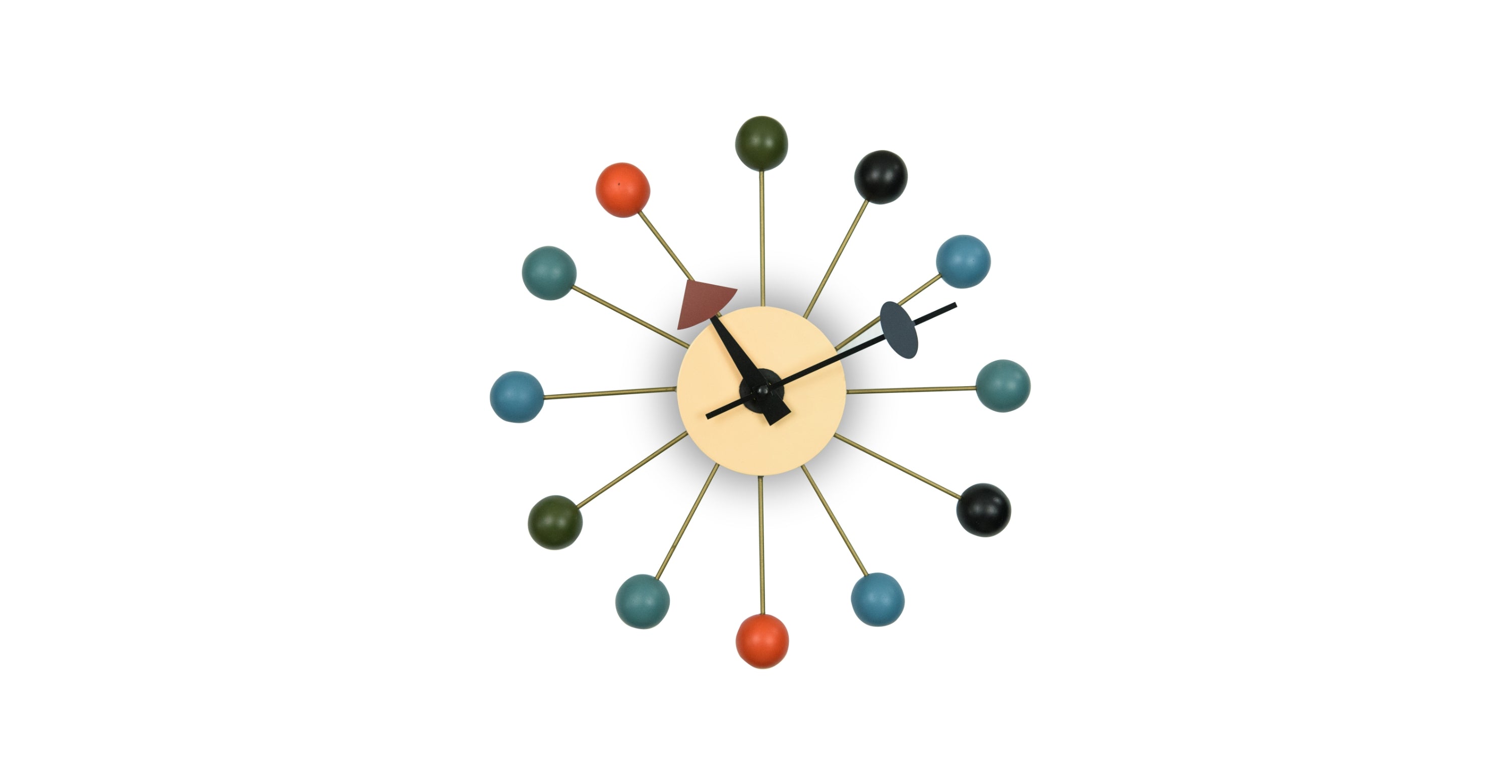 Concordia Modern Design Round Balls Silent Non-Ticking Wall Clock