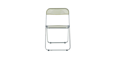 Lawrence Acrylic Folding Chair With Metal Frame