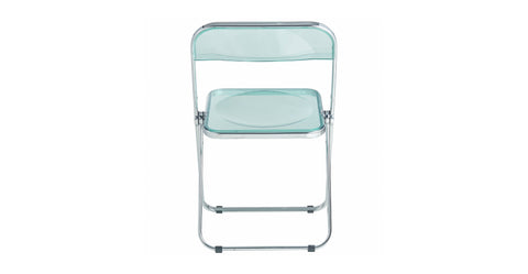 Lawrence Acrylic Folding Chair With Metal Frame