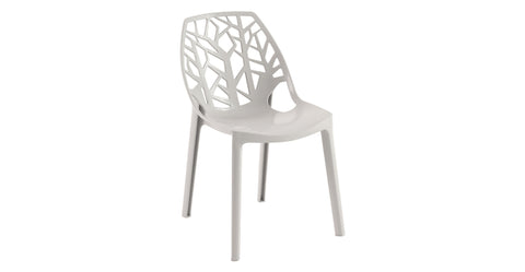 Cornelia Modern Dining Chair ABS Plastic Side Chair, Set of 4