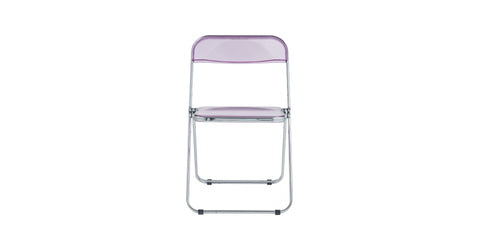 Lawrence Acrylic Folding Chair With Metal Frame