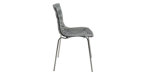 Astor Dining Chair Modern ABS Plastic Side Chair with Stainless-Steel Legs