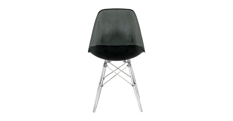 Dover and Cresco Modern Dining Chair Molded Side Chair with Base