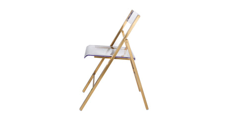 Menno Modern Acrylic Folding Chair