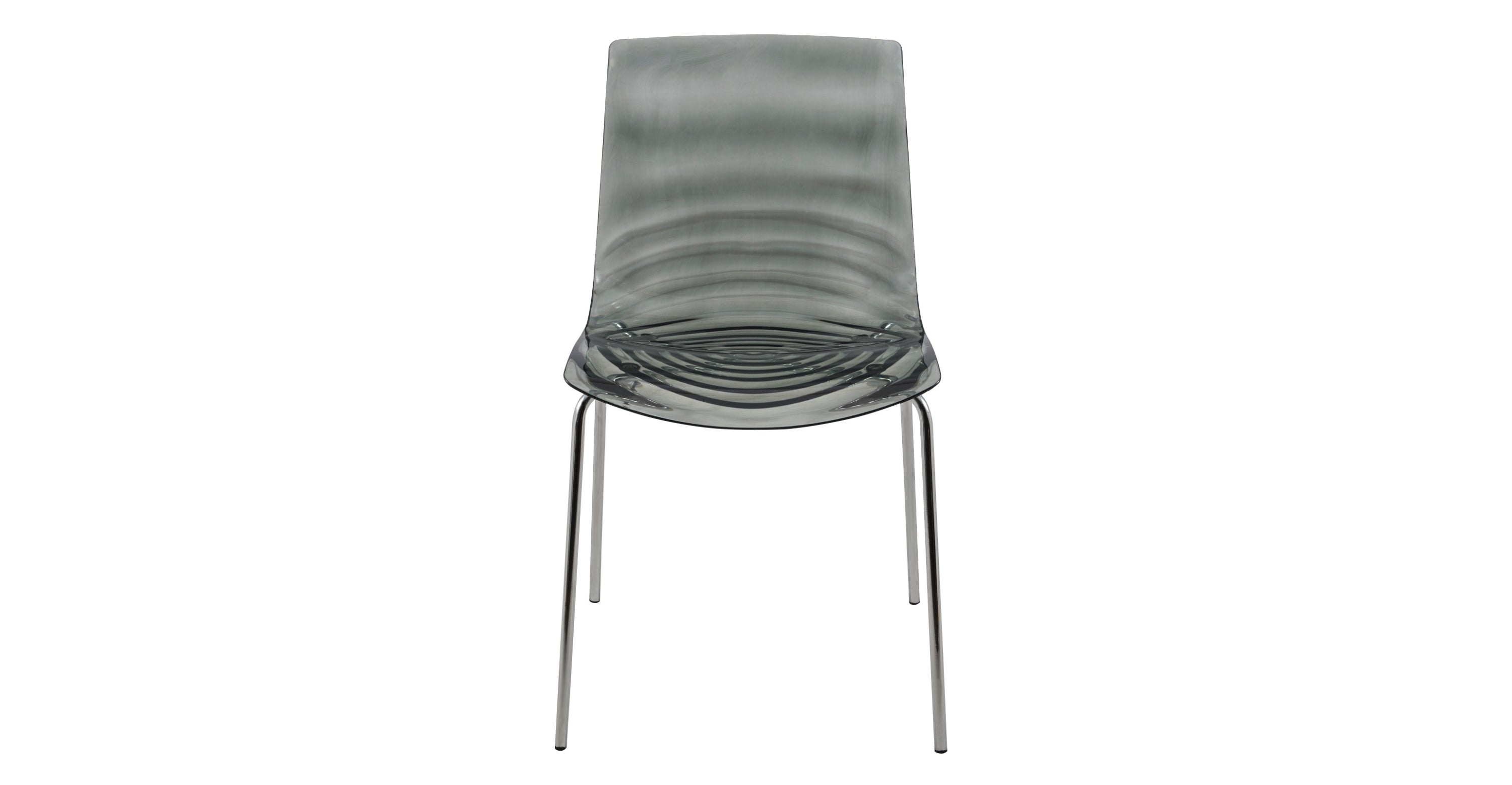 Astor Dining Chair Modern ABS Plastic Side Chair with Stainless-Steel Legs