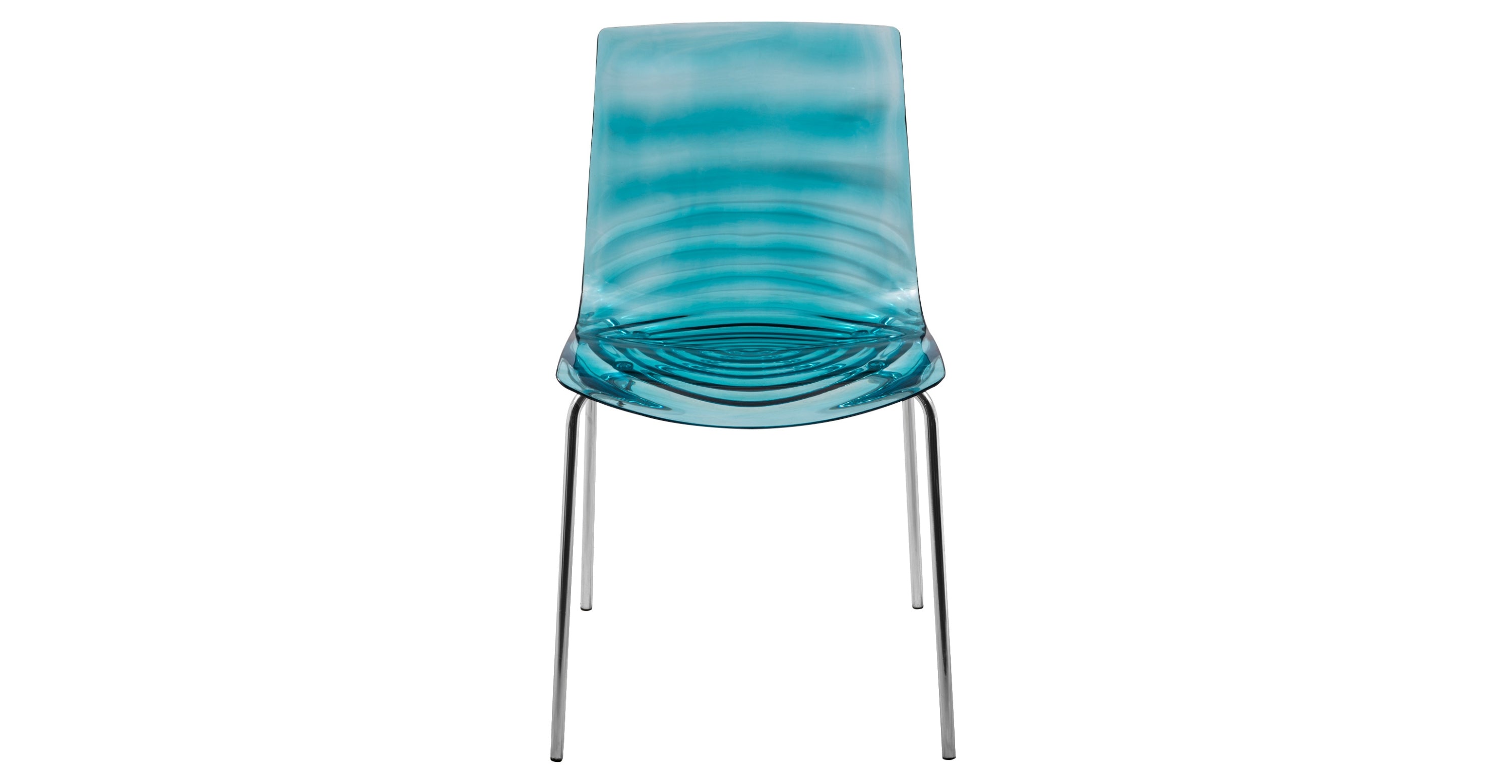 Astor Dining Chair Modern ABS Plastic Side Chair with Stainless-Steel Legs