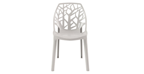 Cornelia Modern Dining Chair ABS Plastic Side Chair, Set of 4