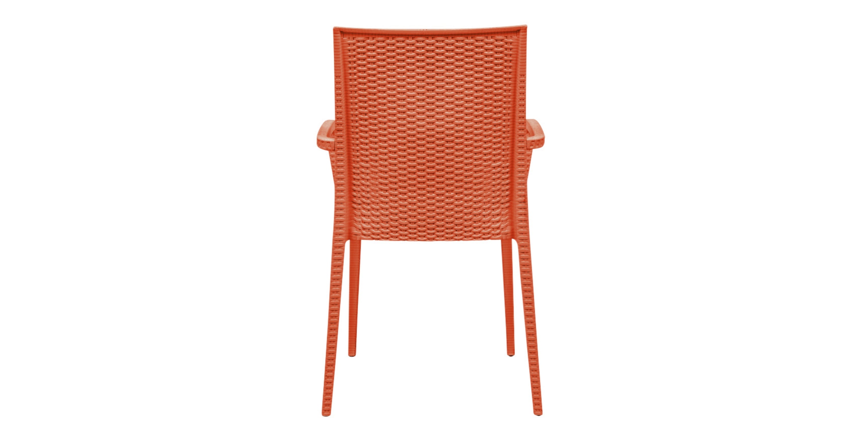 Mace Patio Outdoor Dining Armchair with Weave Design in Polypropylene