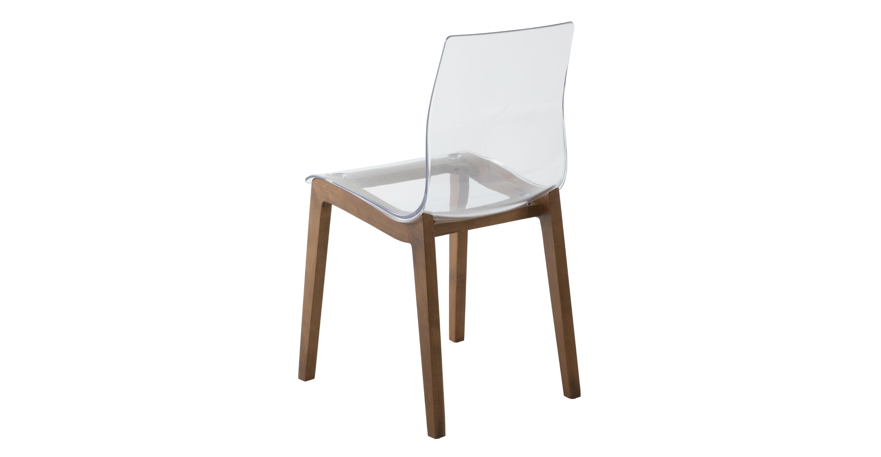 Marsden Modern Dining Side Chair with Beech Wood Legs, Set of 2