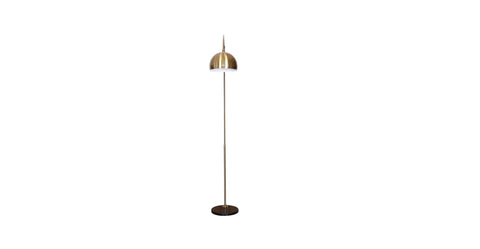 Arco Modern 76" Arched Floor Lamp: Black Marble Base & Metal Dome Shade