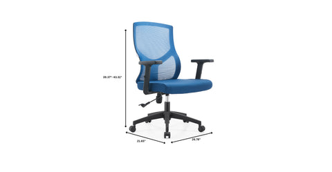 Glen Cotton Mid-Back Adjustable  Office Conference Chair